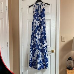 VTG 1970’s Fredricks of Hollywood Hawaiian Luau Tiki Maxi Dress